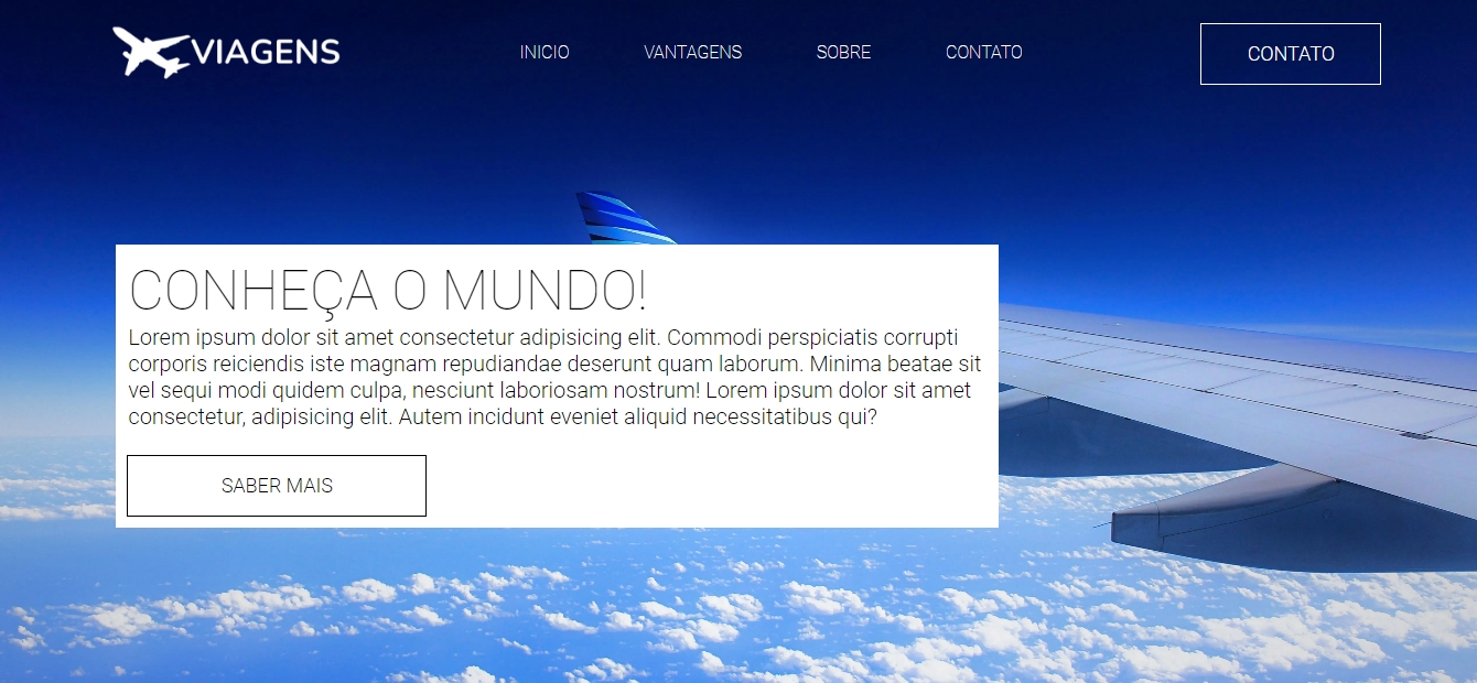 Agência home page